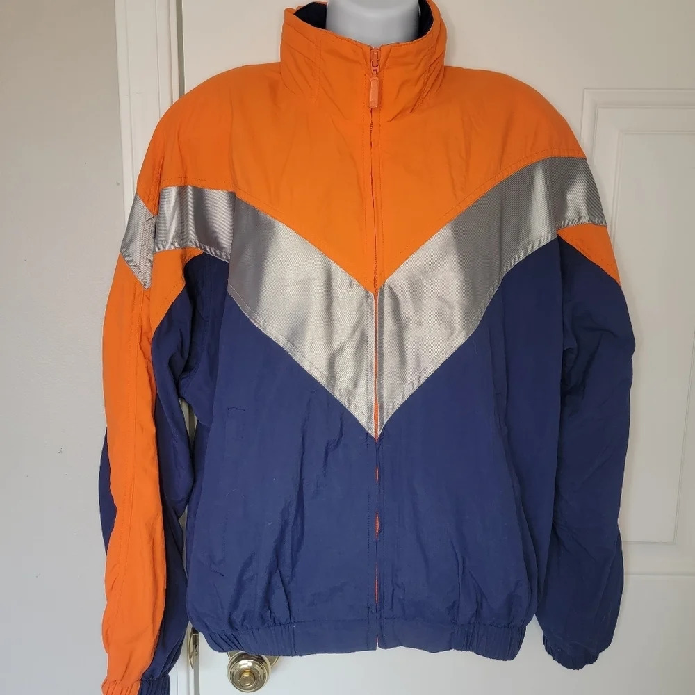 Liz Claiborne Lizsport Retro Colorblock 90s Jacket Windbreaker S